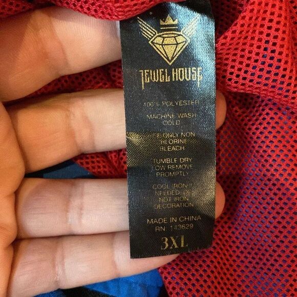 Jewel House Hooded Windbreaker / Rain Jacket 3X NWT - Picture 5 of 5